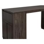 2 Drawer 4 Door Kitchen Island - Dark Mezquite - Image 5
