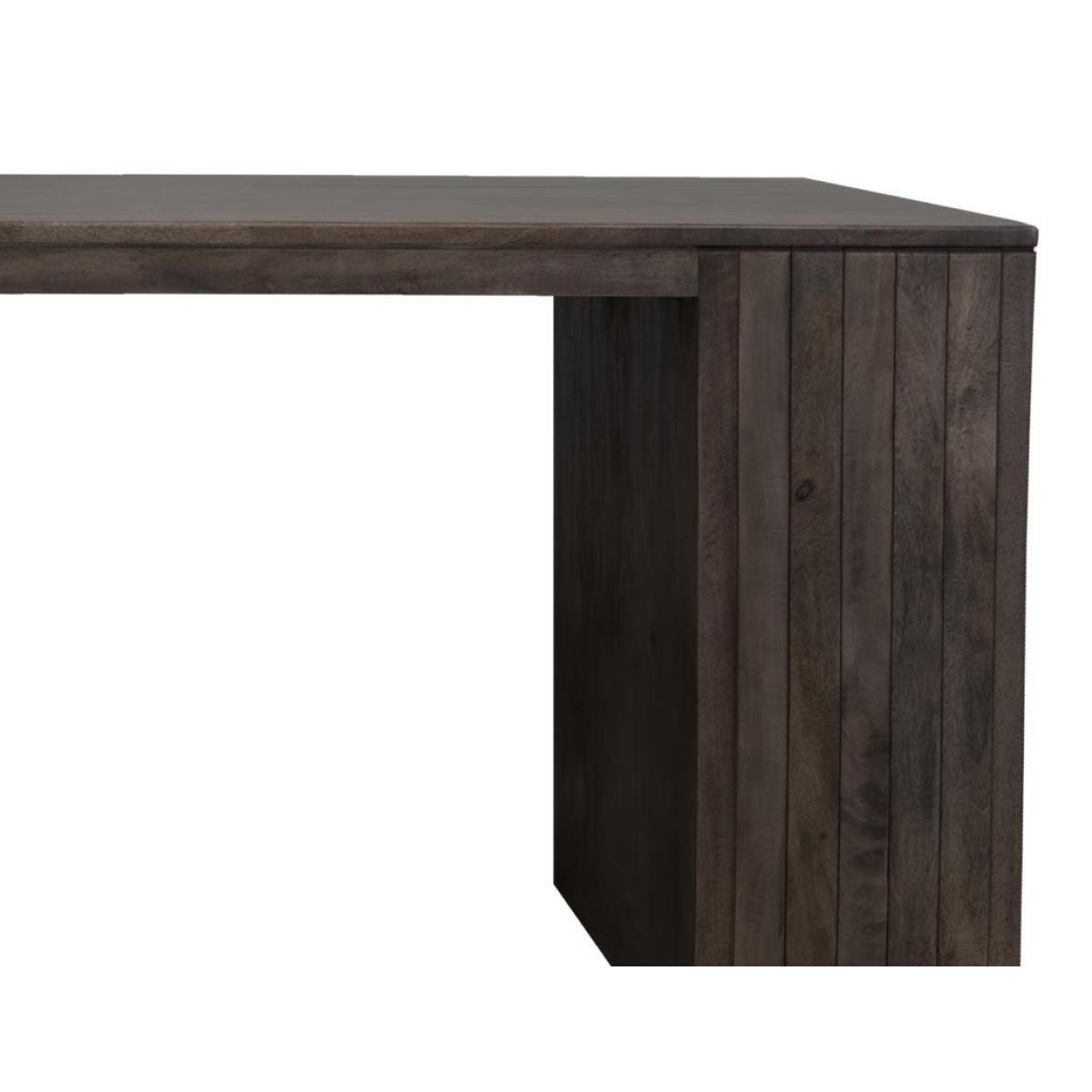 2 Drawer 4 Door Kitchen Island - Dark Mezquite - Image 6