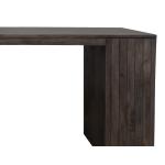 2 Drawer 4 Door Kitchen Island - Dark Mezquite - Image 6