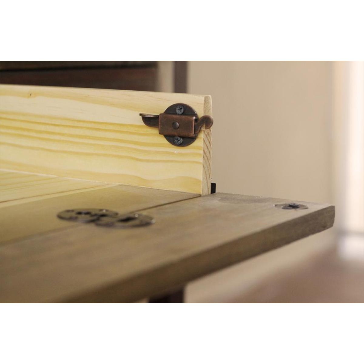 3 Drawer Desk – Antique Desks Brown 7