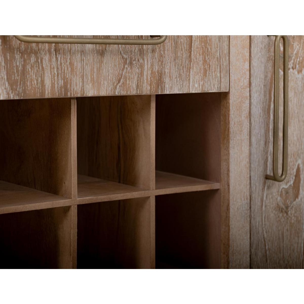 1-Drawer, 2-Door Bar with Wine Grid – Balam Bar Furniture Bar Furniture 8