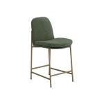 Wooden Frame & Metal Base, Barstool 24" - Seating