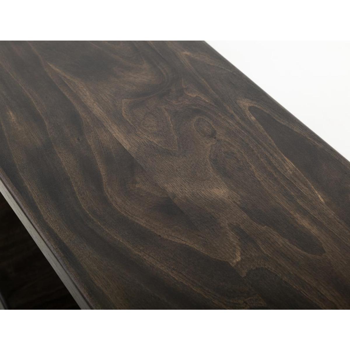 Wooden Sofa Table - Dark Mezquite - Image 6