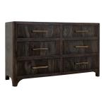 6 Drawer Dresser - Dark Praga