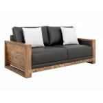 Wooden Frame, Upholstered Loveseat - Ancora