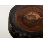 Live Edge Chairside Table - Parota Epoxy - Image 6