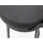 Wooden Frame & Metal Base, Barstool 24″ – Century Dining Table Bases Black 14