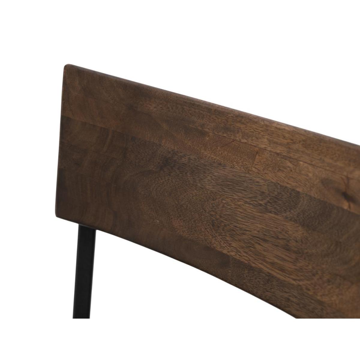 Wooden Frame & Metal Base, Barstool 30" - Century - Image 5