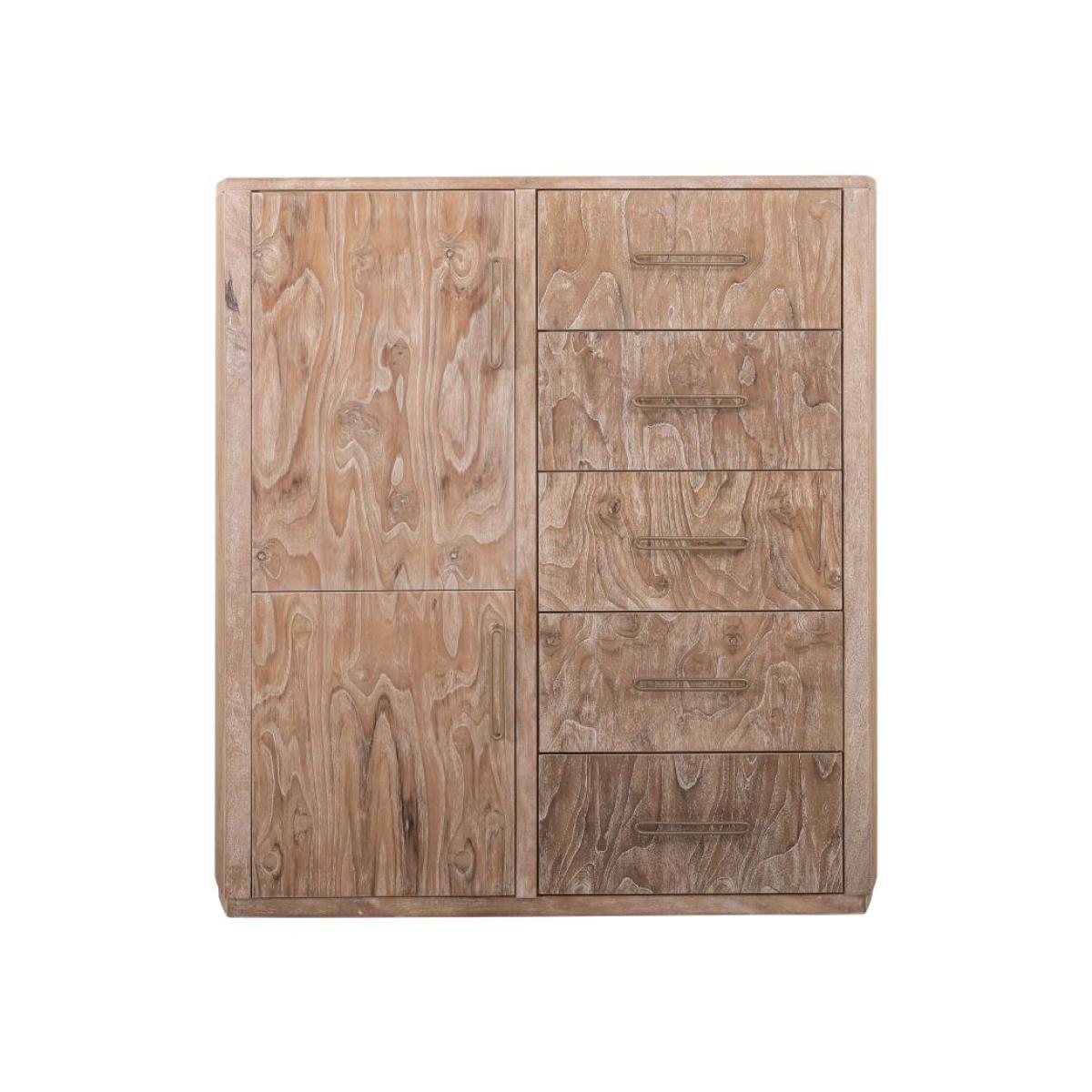 5 Drawer & 2 Door Gentleman's Chest - Balam - Image 2