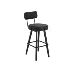 Wooden Frame & Metal Base, Barstool 24" - Eclipse