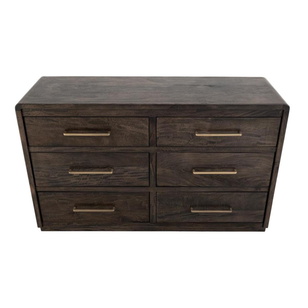 6 Drawer Dresser – Dark Mezquite Dressers Dressers 5