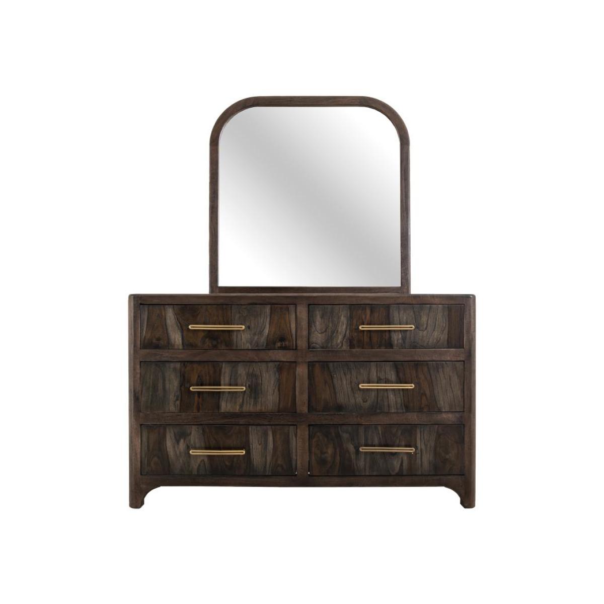 6 Drawer Dresser - Dark Praga - Image 5