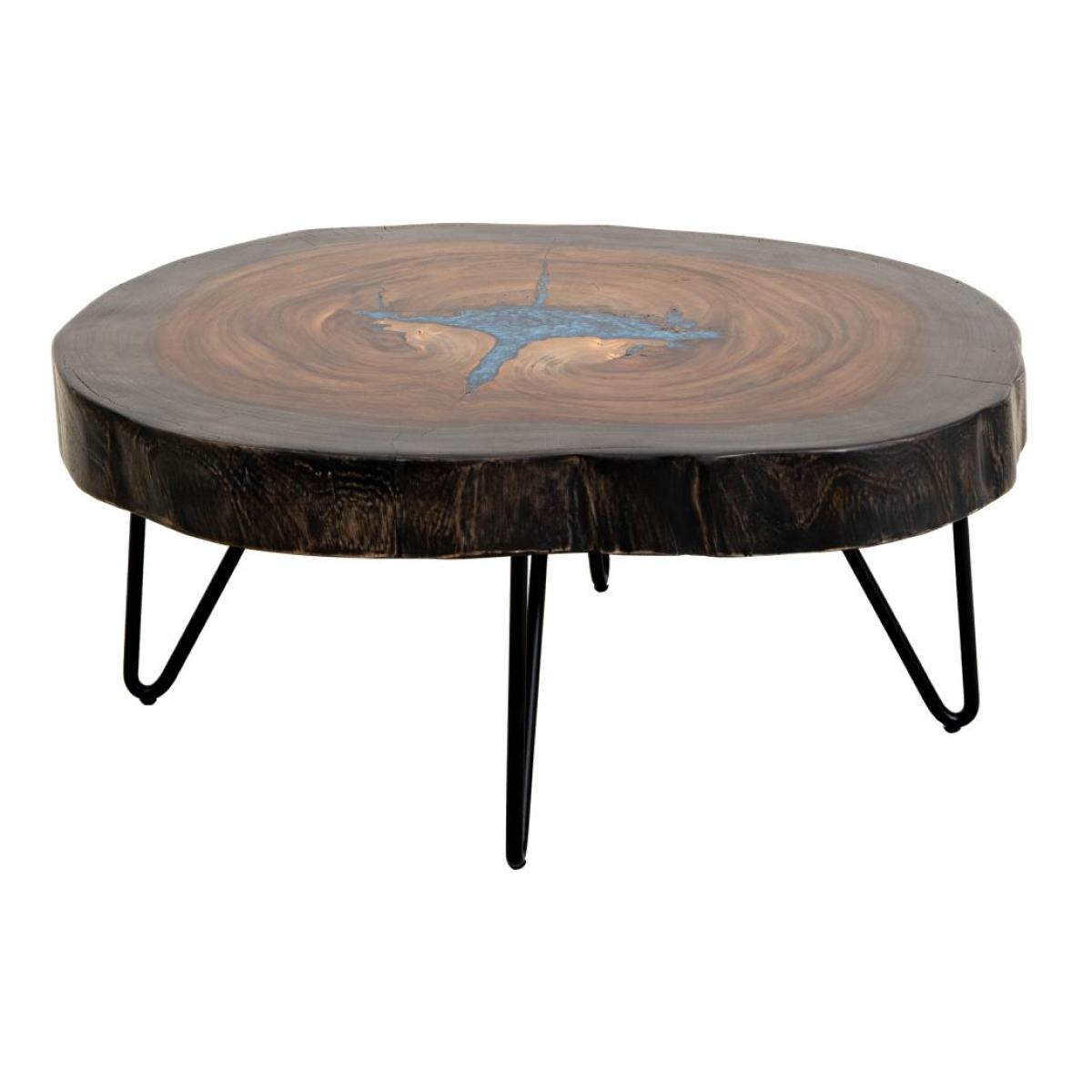 Live Edge Cocktail Table - Parota Epoxy - Image 2
