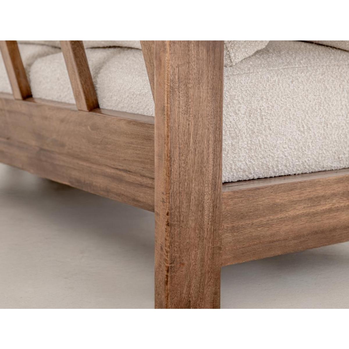 Wooden Frame, Upholstered Sofa - Duna - Image 10
