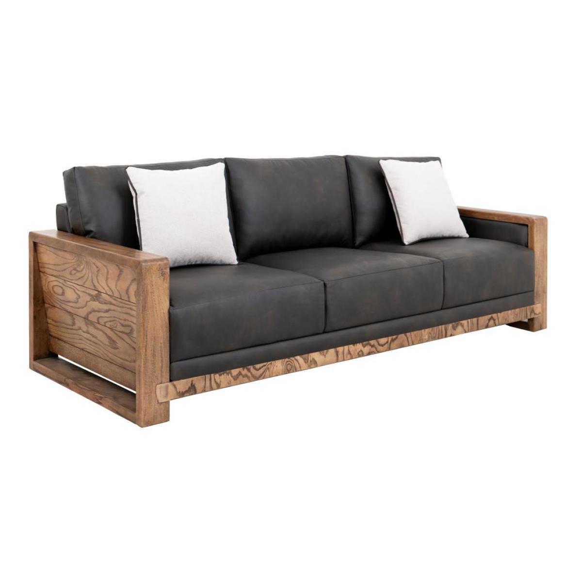 Wooden Frame, Upholstered Sofa - Ancora - Image 7