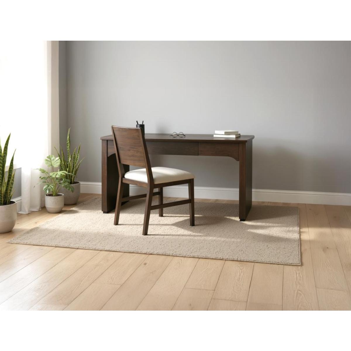 3 Drawer, Desk – Dark Mezquite Desks Black 6