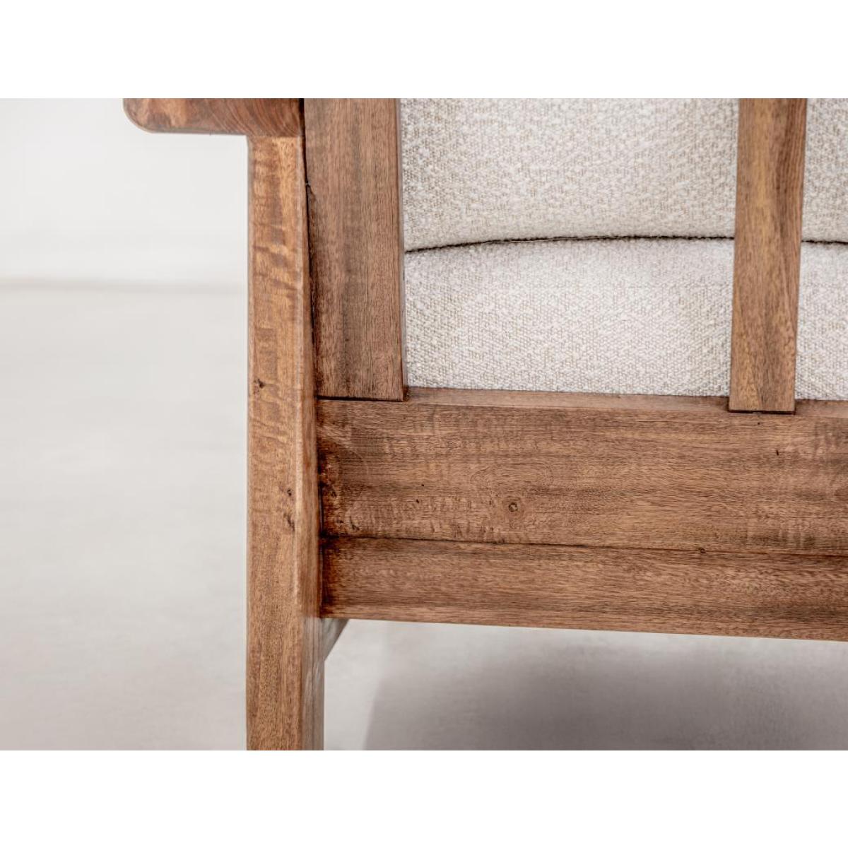 Wooden Frame, Upholstered Sofa - Duna - Image 9