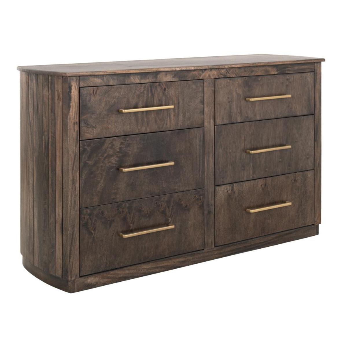 6 Drawer Dresser - Dark Mezquite - Image 3