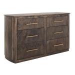 6 Drawer Dresser - Dark Mezquite - Image 3