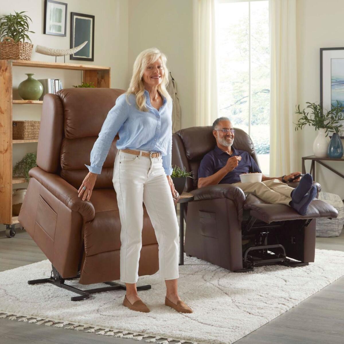 Polaris Medium Lift Chairs Brown 13