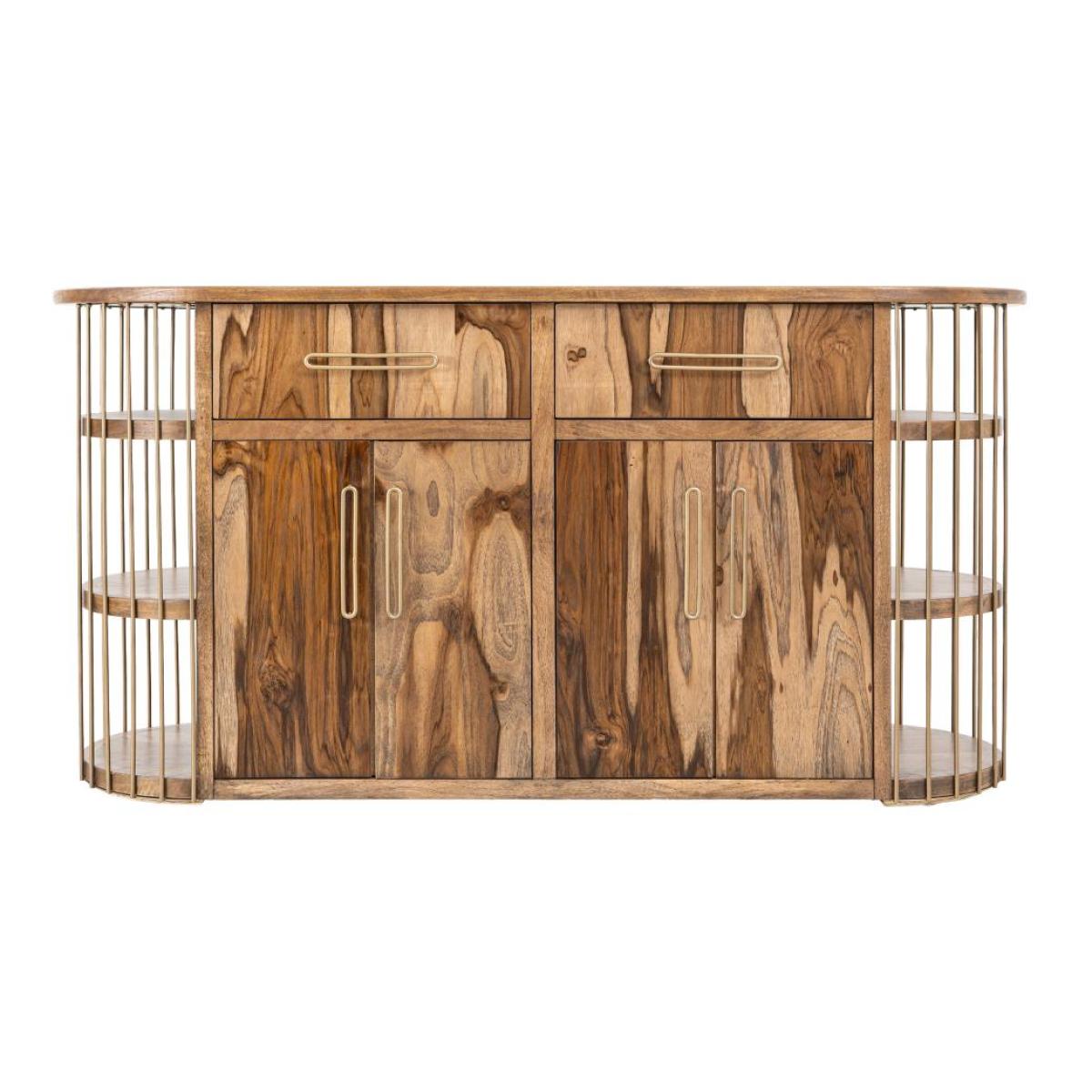 2 Drawer & 4 Door, 6 Shelf Kitchen Island - Balam - Image 3