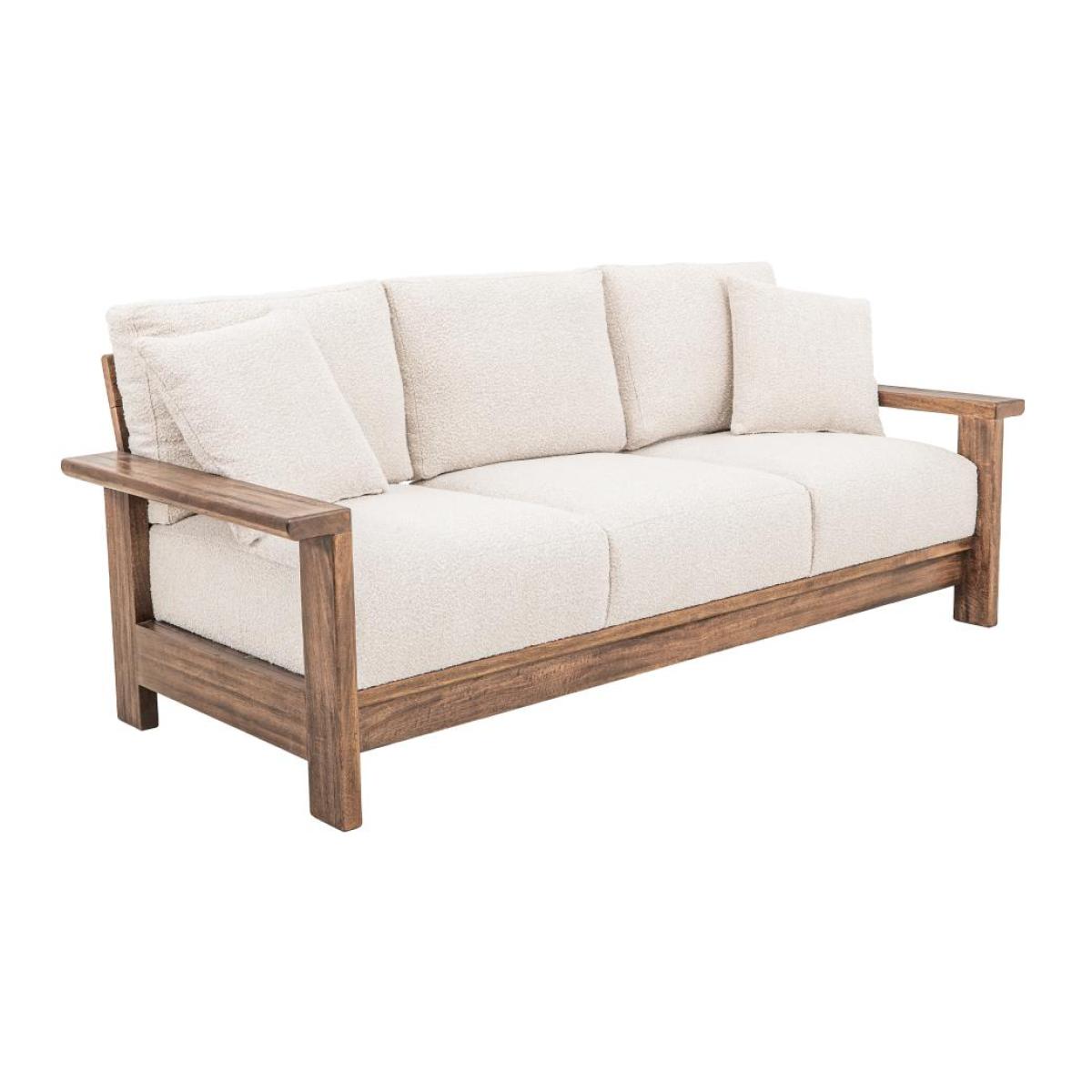 Wooden Frame, Upholstered Sofa - Duna - Image 3