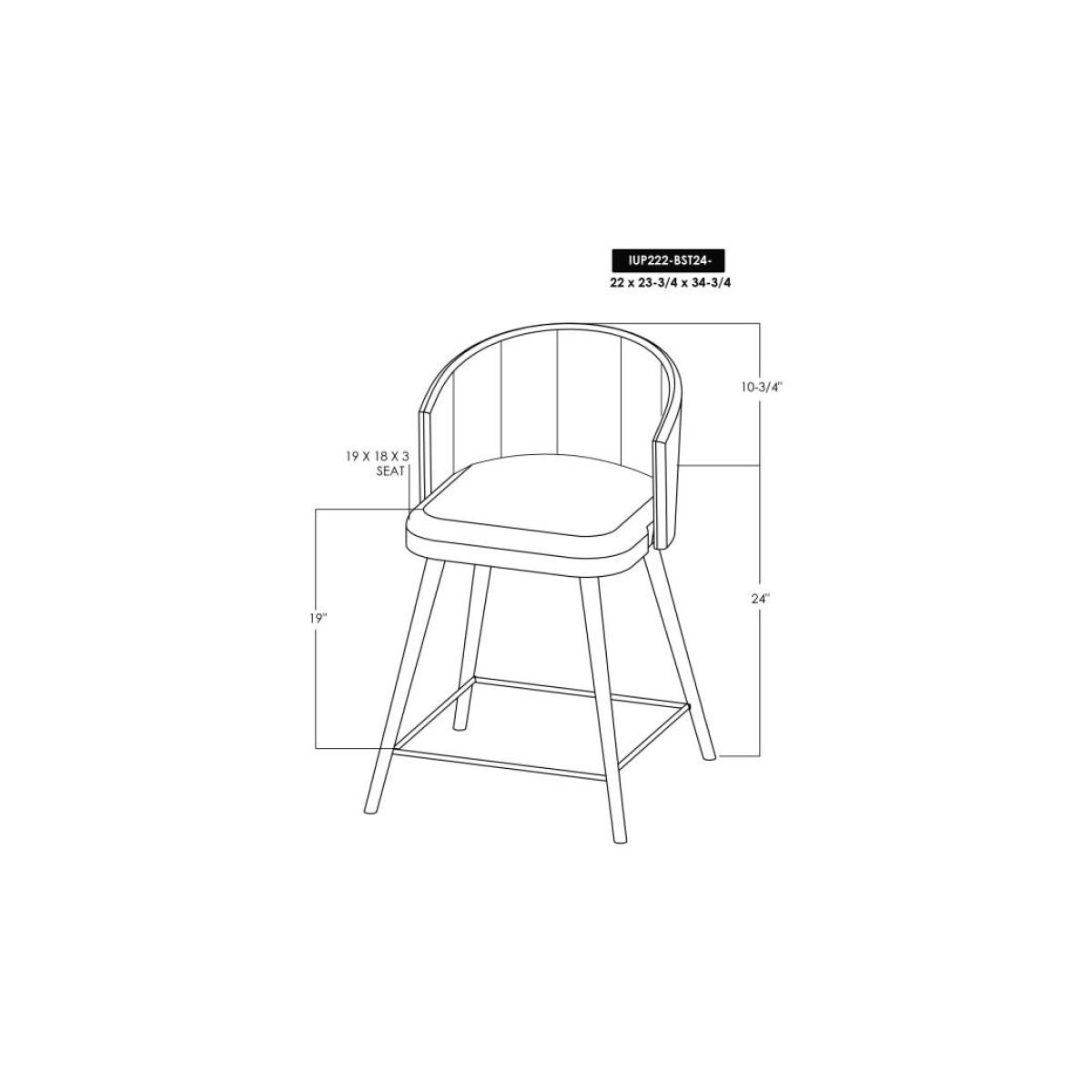 Barstool 24" - Tamesis - Image 10