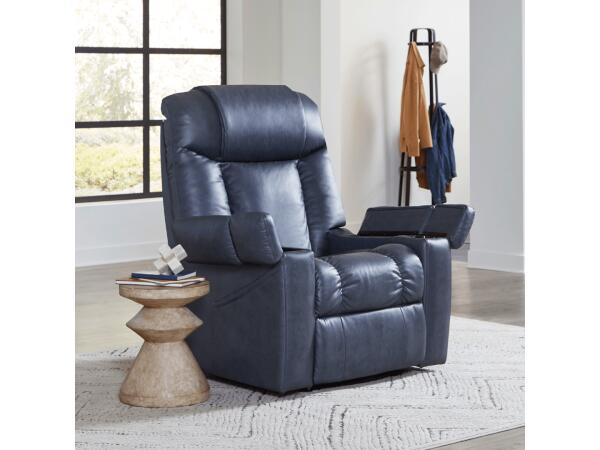 Uc677 Large 5-zone Power Recliner Lift Chairs Blue