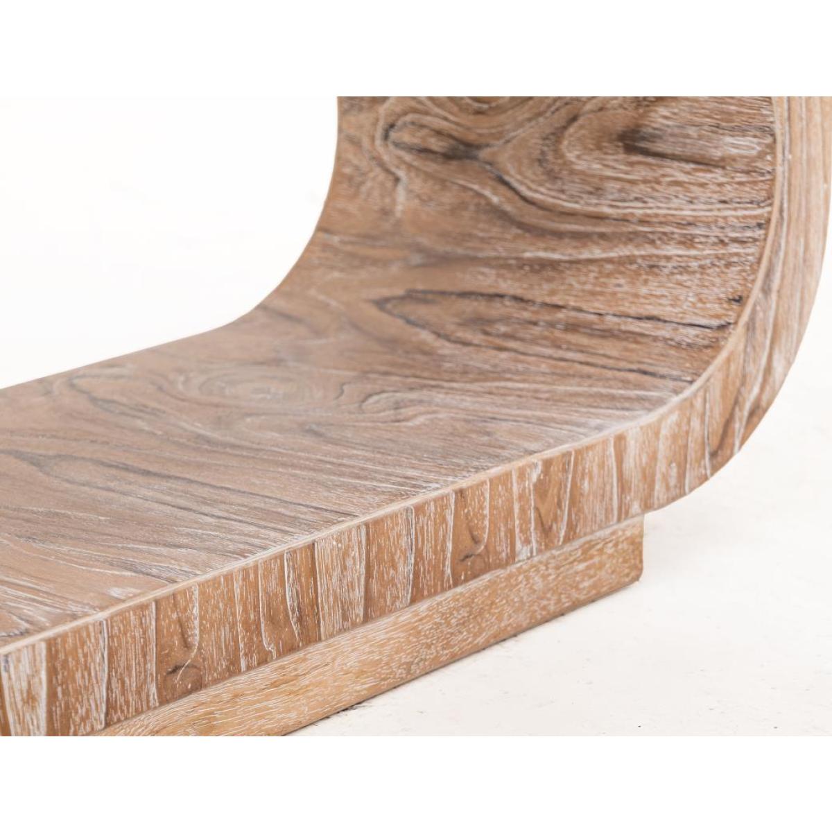 Upholstered Seat Bench with Two Open Shelves - Balam - Image 6