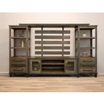 3 Drawer Pier / Bookcase – Loft Brown Bookcases Bookcases 12