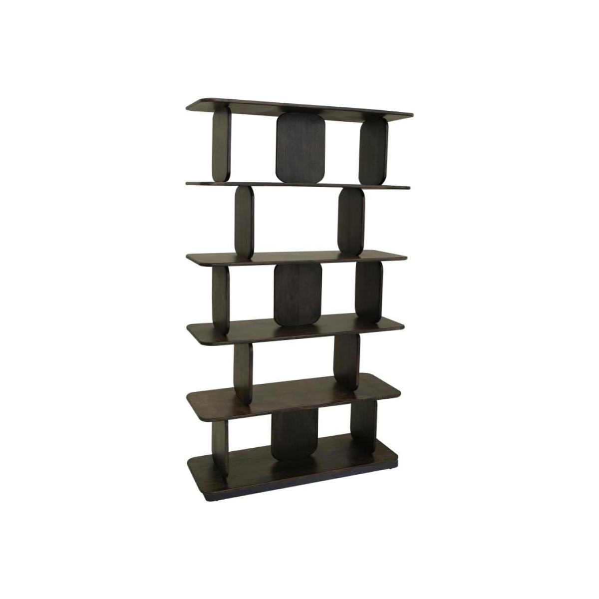 5 Shelves, Bookcase – Mezquite Bookcases Black 4