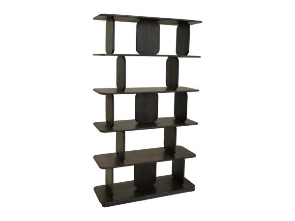 5 Shelves, Bookcase – Mezquite Bookcases Black