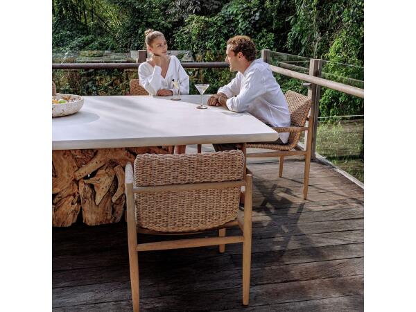 Sumba Outdoor Dining Chair, Golden Flax Outdoor Dining Chairs Outdoor Chairs