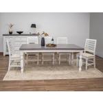 Turned Legs Wooden Chair - Stone - Image 3