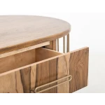 2 Drawer & 4 Door, 6 Shelf Kitchen Island – Balam Dining Storage Brown 25