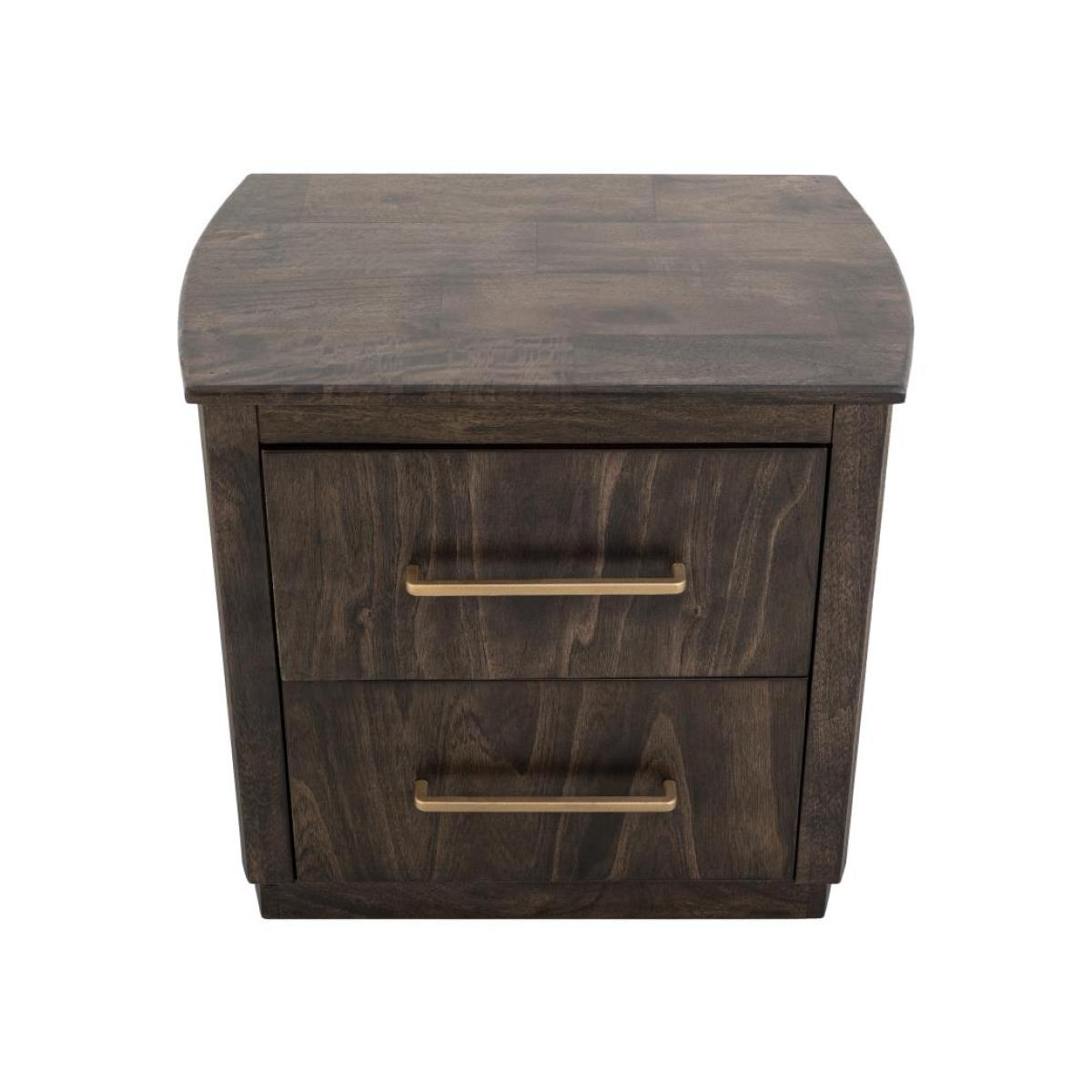 2 Drawer Nightstand - Dark Mezquite - Image 3