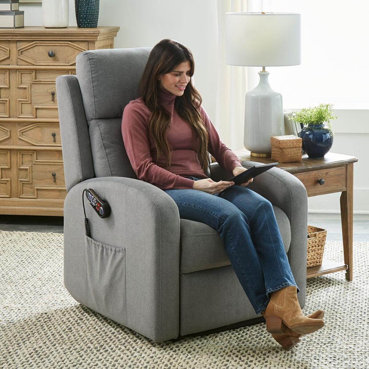 Uc673 5-zone Power Recliner Recliners Gray 12