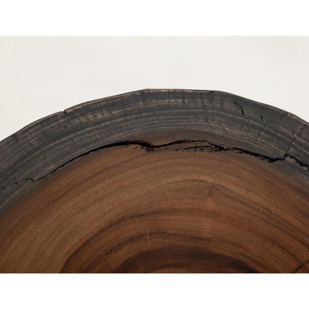 Live Edge End Table - Parota Epoxy - Image 9