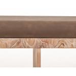 Upholstered Seat Bench with Two Open Shelves - Balam - Image 8