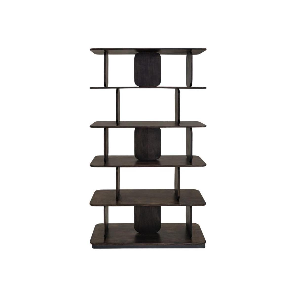 5 Shelves, Bookcase – Mezquite Bookcases Black 5