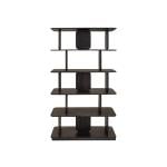 5 Shelves, Bookcase – Mezquite Bookcases Black 13