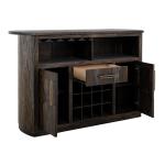 1-Drawer, 2-Door Bar with Wine Grid - Balam - Image 4