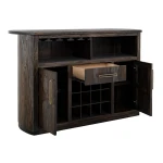 1-Drawer, 2-Door Bar with Wine Grid – Balam Bar Furniture Bar Furniture 17