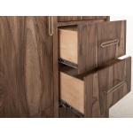 5 Drawer & 2 Door Gentleman’s Chest – Balam Chests Brown 21