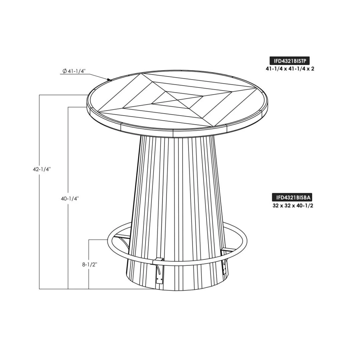 Bistro Table Base – Balam Dining Table Bases Dining Table Bases 10