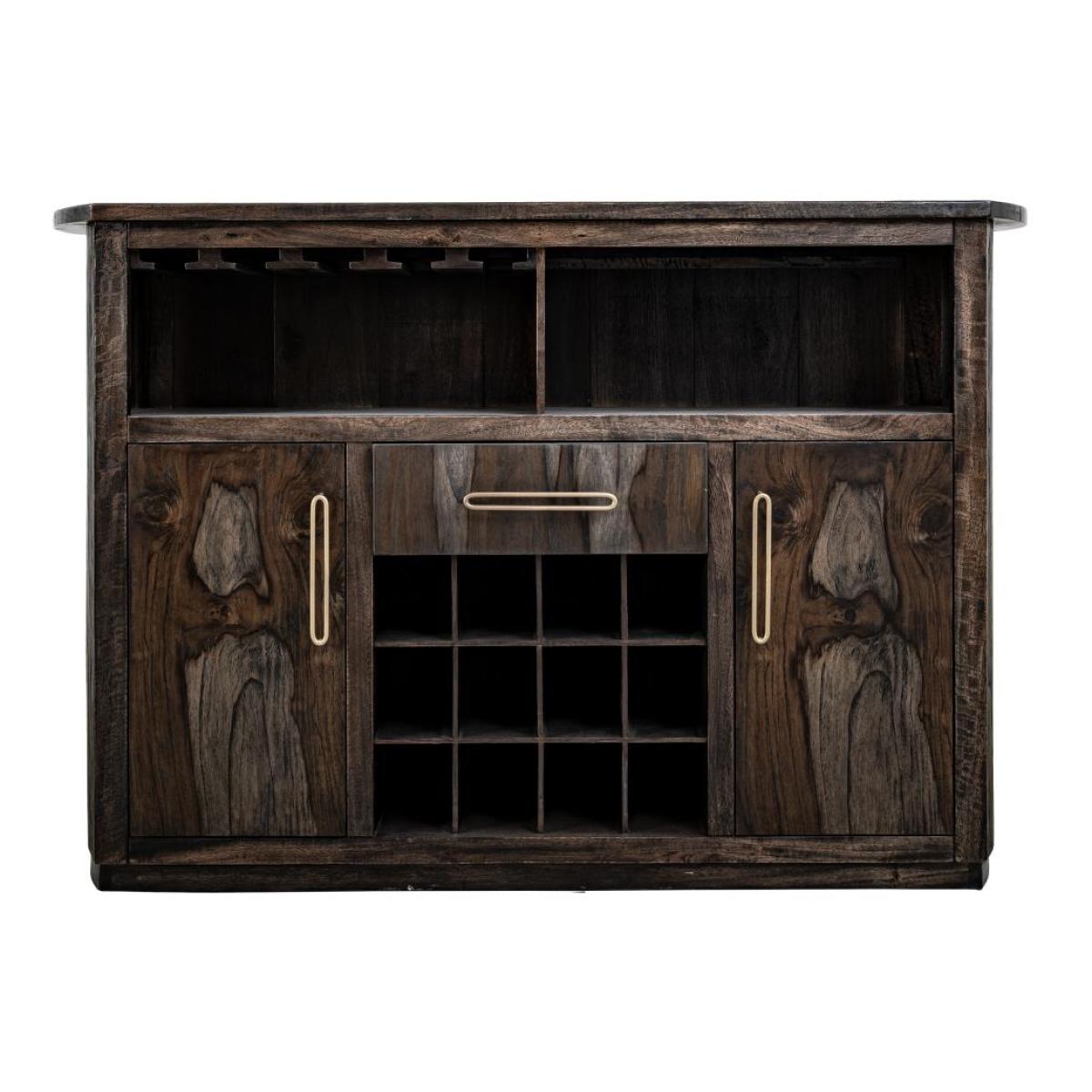 1-Drawer, 2-Door Bar with Wine Grid - Balam - Image 2