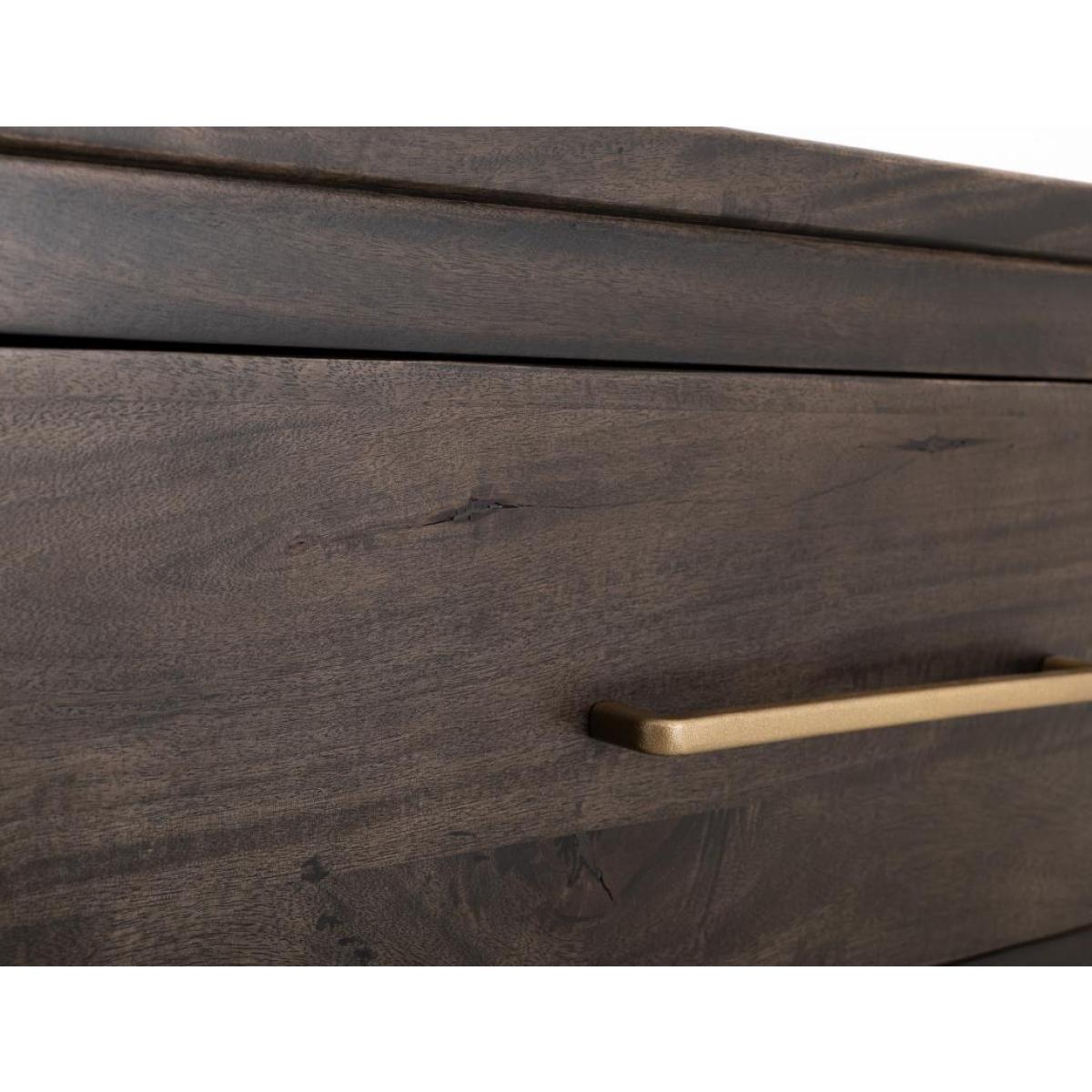 2 Drawer Nightstand - Dark Mezquite - Image 6