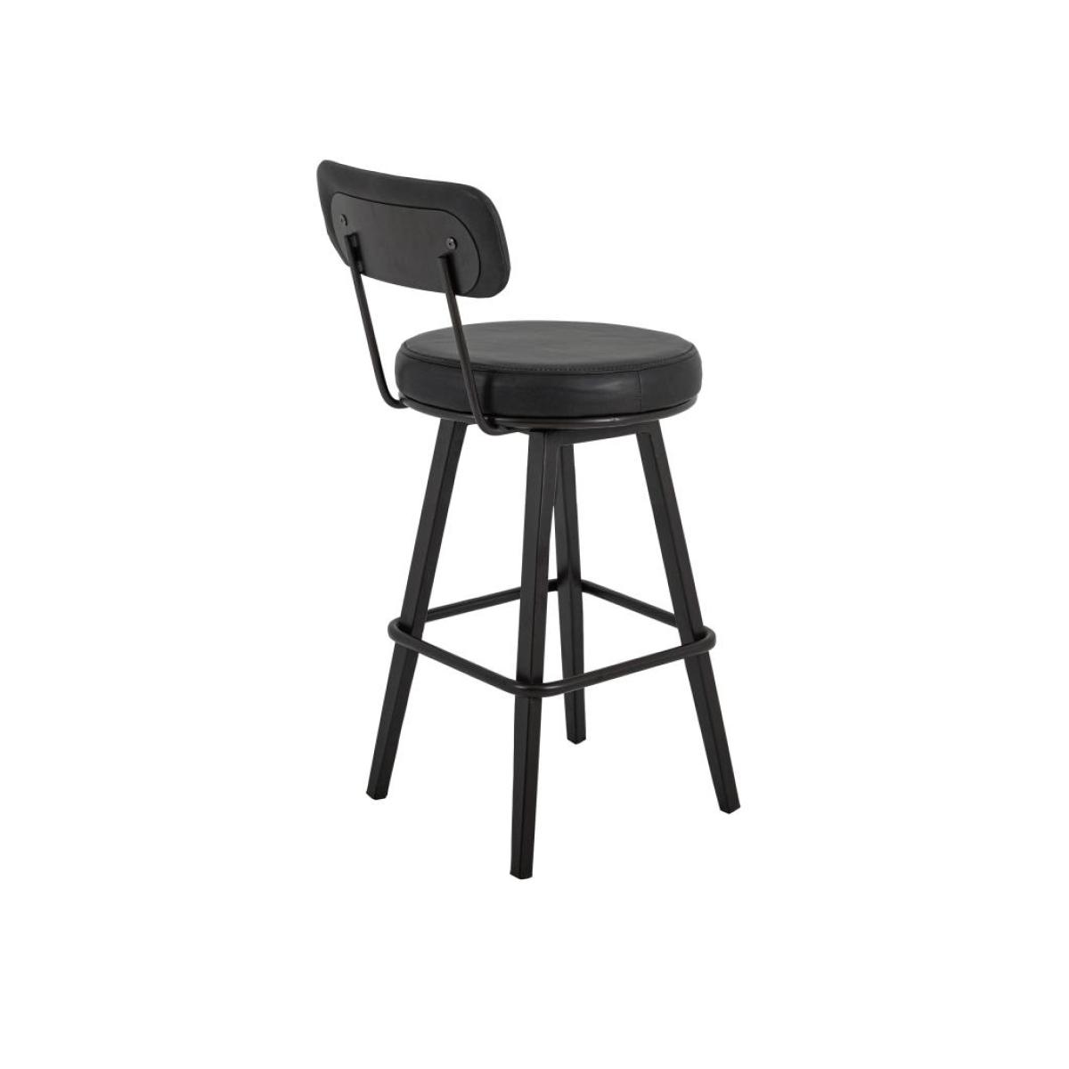 Wooden Frame & Metal Base, Barstool 24" - Eclipse - Image 3