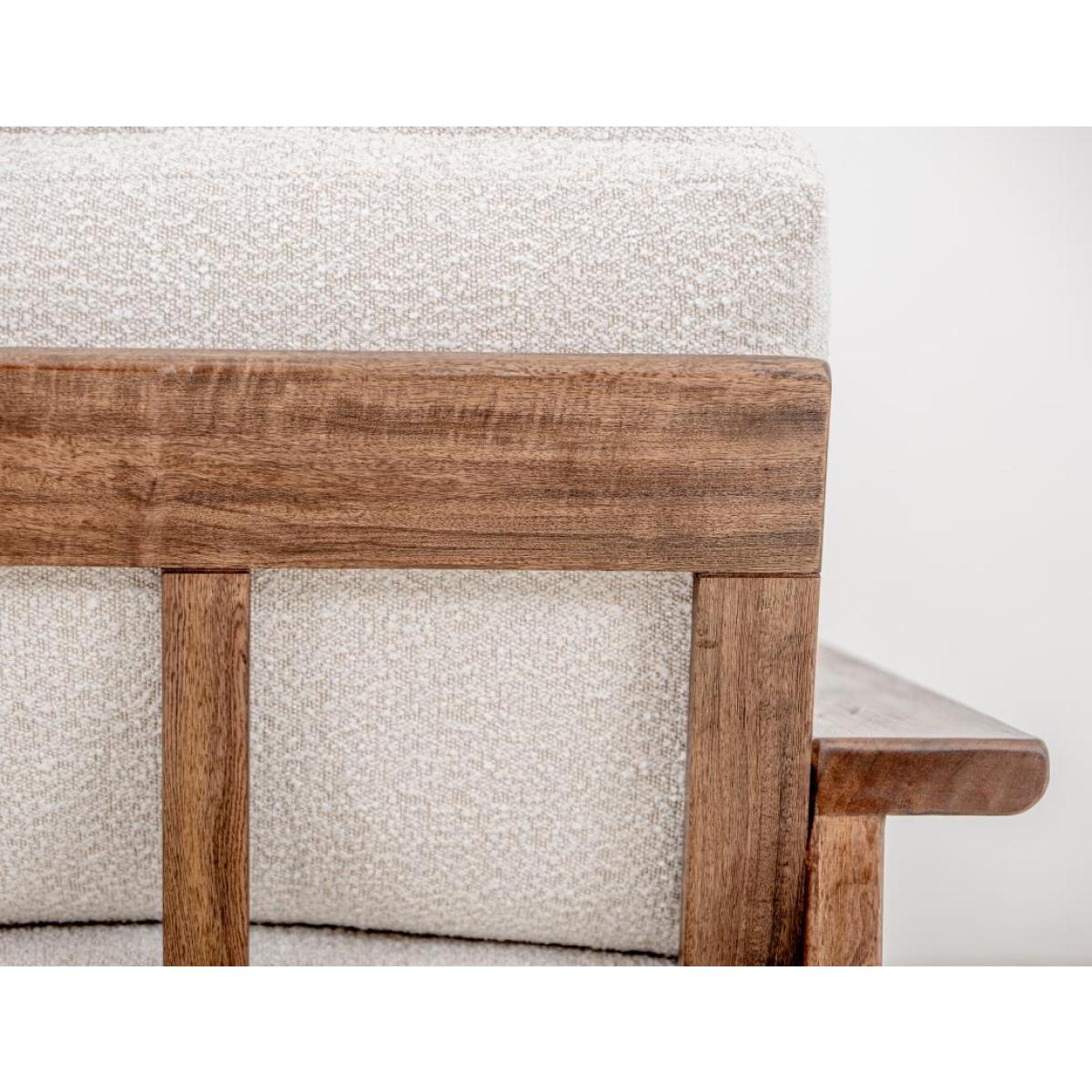 Wooden Frame, Upholstered Sofa - Duna - Image 8