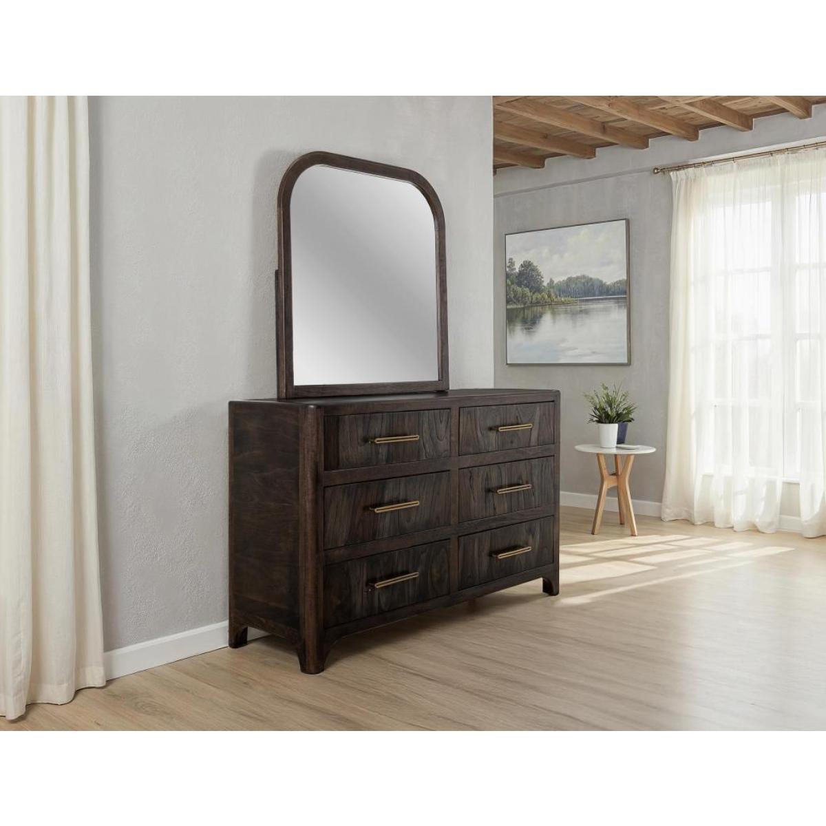 6 Drawer Dresser - Dark Praga - Image 6